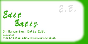 edit batiz business card